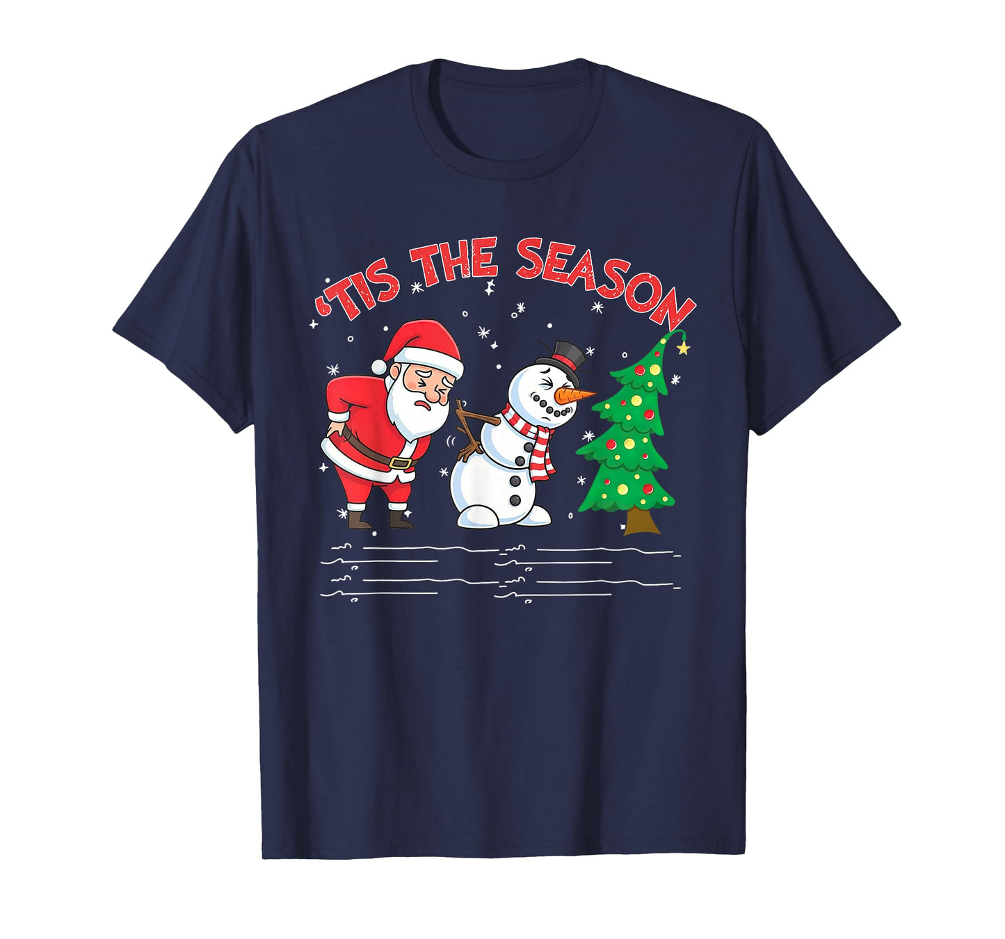 Tis The Season Chiropractor Crew Spine Surgery PT Christmas T-Shirt