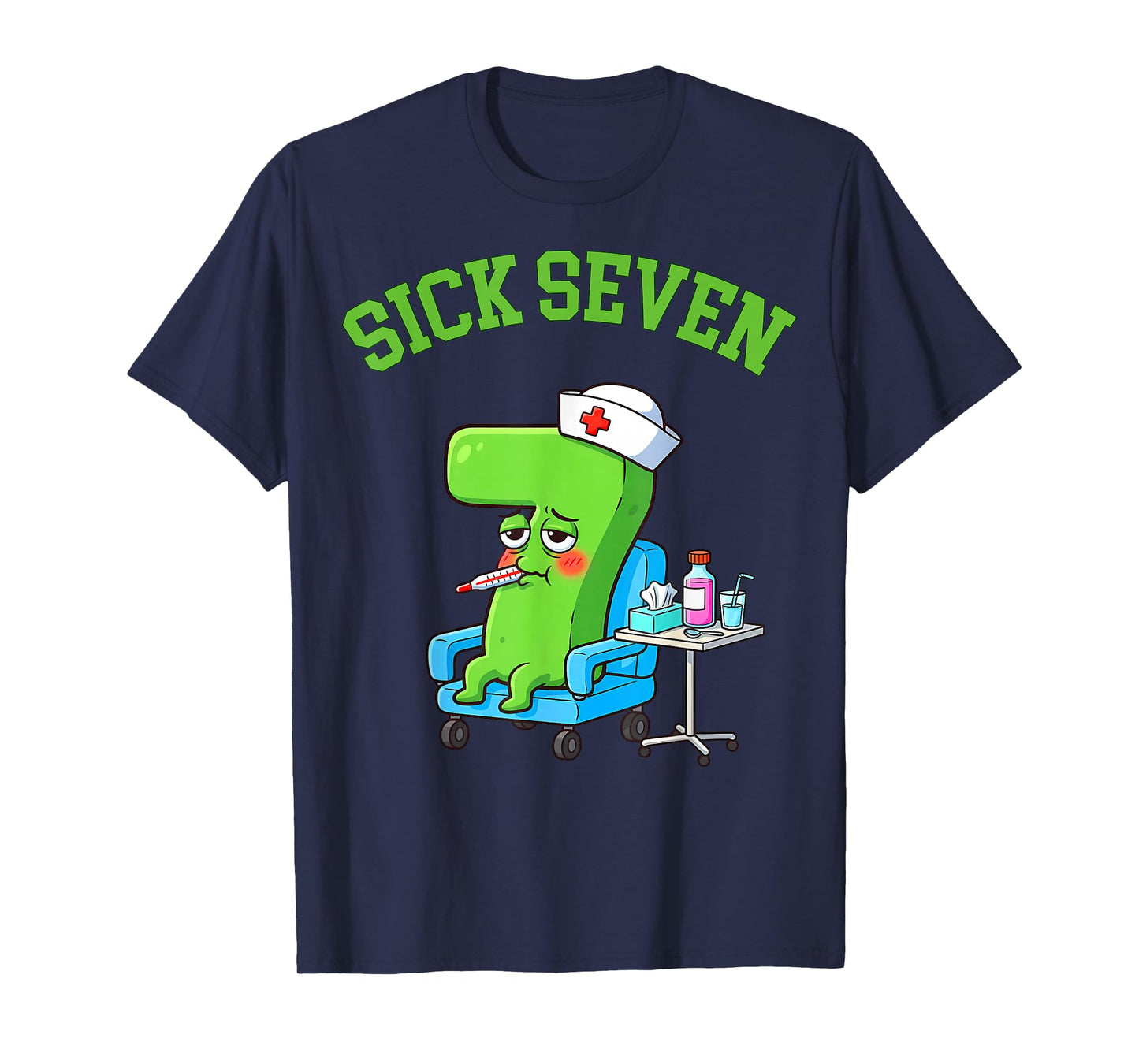 Funny Sick Seven 67 Six Seven Meme Gen Alpha Slang Teen Kids T-Shirt