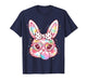 Girls Easter Cute Bunny Face Pink Easter Kids Girls Women T-Shirt
