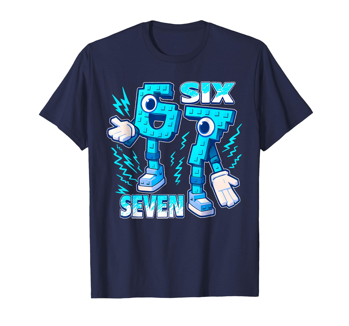 Funny Meme 67 Six Seven 6 7 Italian Brainrot Youth Boys Kids T-Shirt