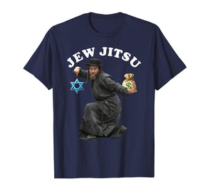 Jewish Costume Hanukkah Clothing Rabbi Horah Dance Jew Jitsu T-Shirt