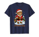 Hilarious Litter’s Full Funny Coffee Cat Lovers Christmas T-Shirt