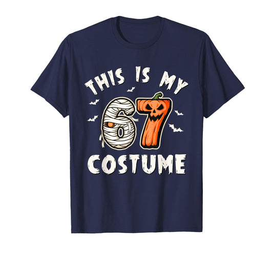 This is My Halloween 67 Costume Number 6 7 Meme T-Shirt