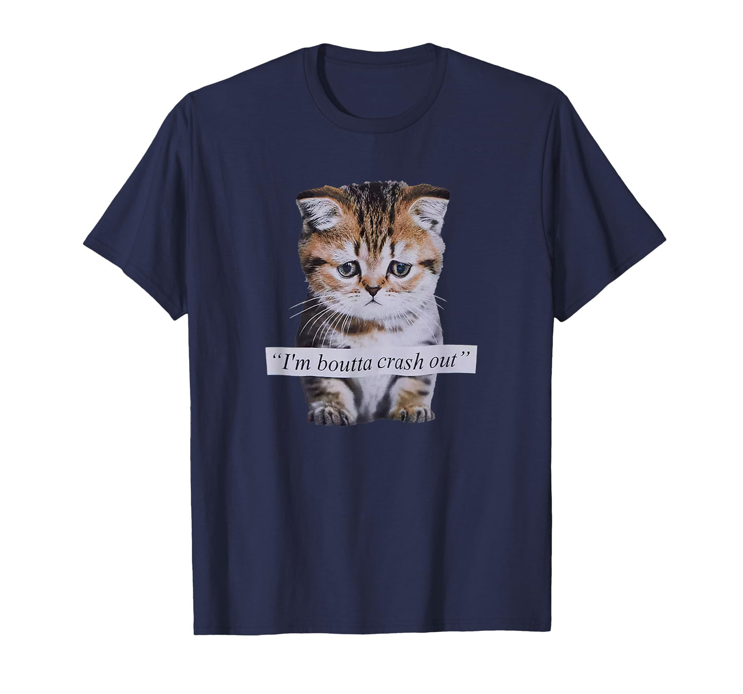 I'm Boutta Crash Out Cat Funny Meme Cat Pet Lover T-Shirt