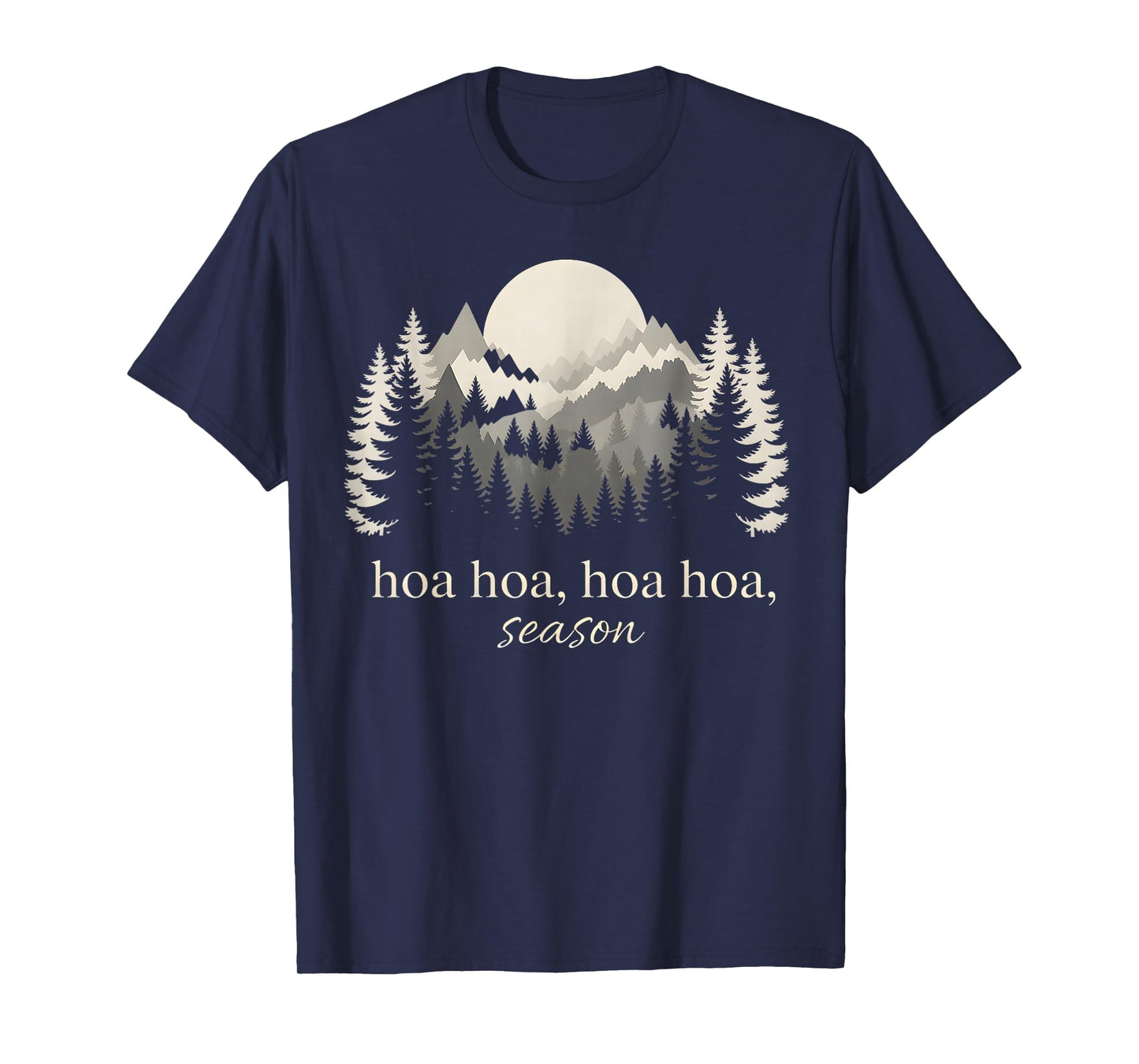Twilight Lover Pine Forest HOA Cozy Season T-Shirt