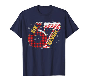 Funny Six Seven 67 Meme 67 Christmas Holiday Women Kids Xmas T-Shirt
