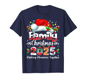 Family Christmas 2025 Matching Outfit Xmas Squad Santa T-Shirt