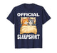 Official Sleepshirt Cute Sleeping Cat Animal Lovers Pajama T-Shirt