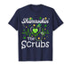 Shamrockin' Stethoscope Heartbeat Nurse St Patricks Day Girl T-Shirt