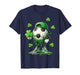 St Patrick Day Soccer Shamrock Drip Sport Love Men Boys Kids T-Shirt