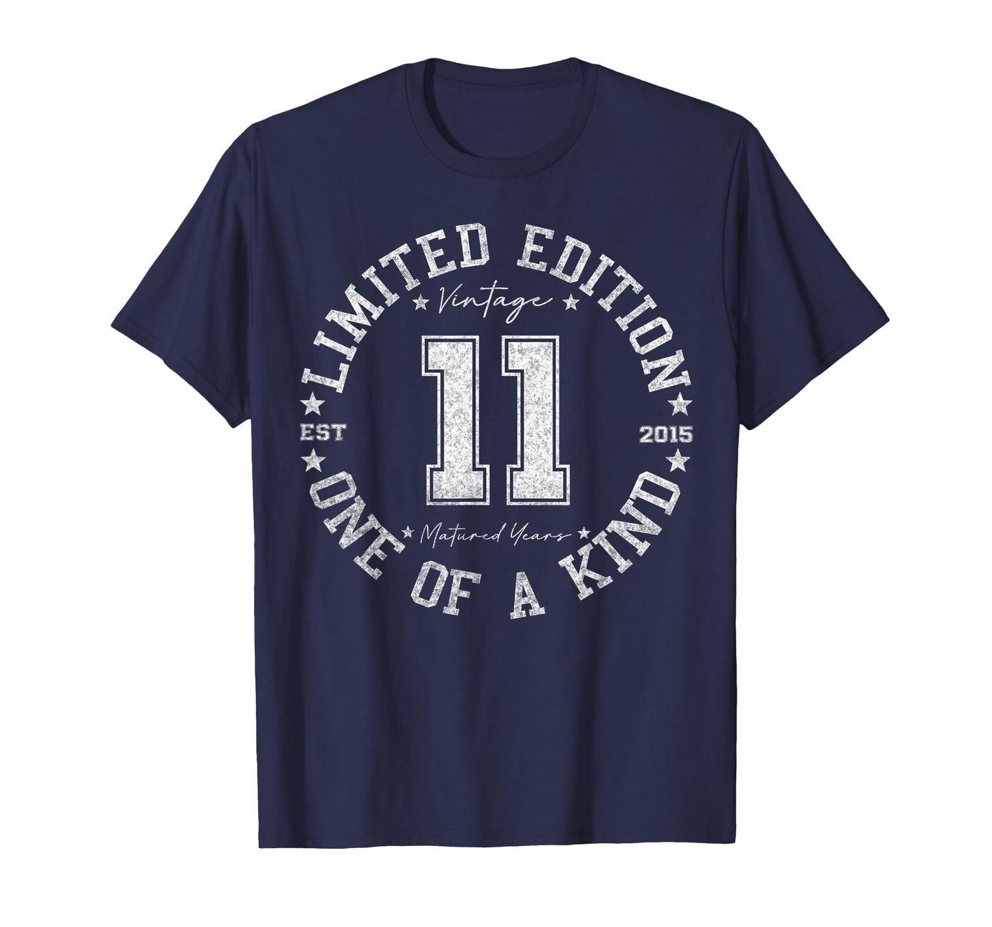 11 Year Old Gifts Vintage 2015 Limited Edition 11th Birthday T-Shirt
