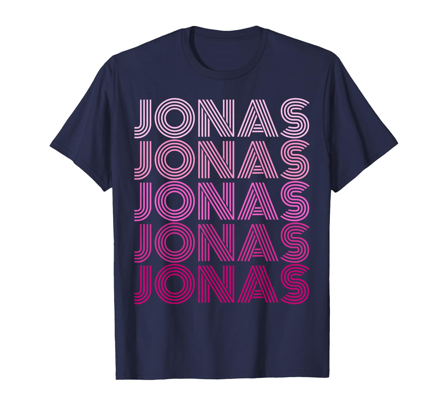 Retro Jonas First Name I Love Jonas 80's Vintage Birthday T-Shirt