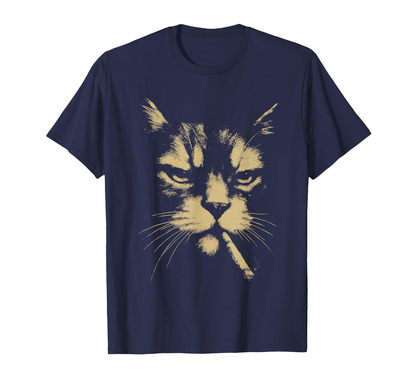 Funny Smoking Cat, Cigarette Kitty Gen Z Meme, Cat Lover T-Shirt