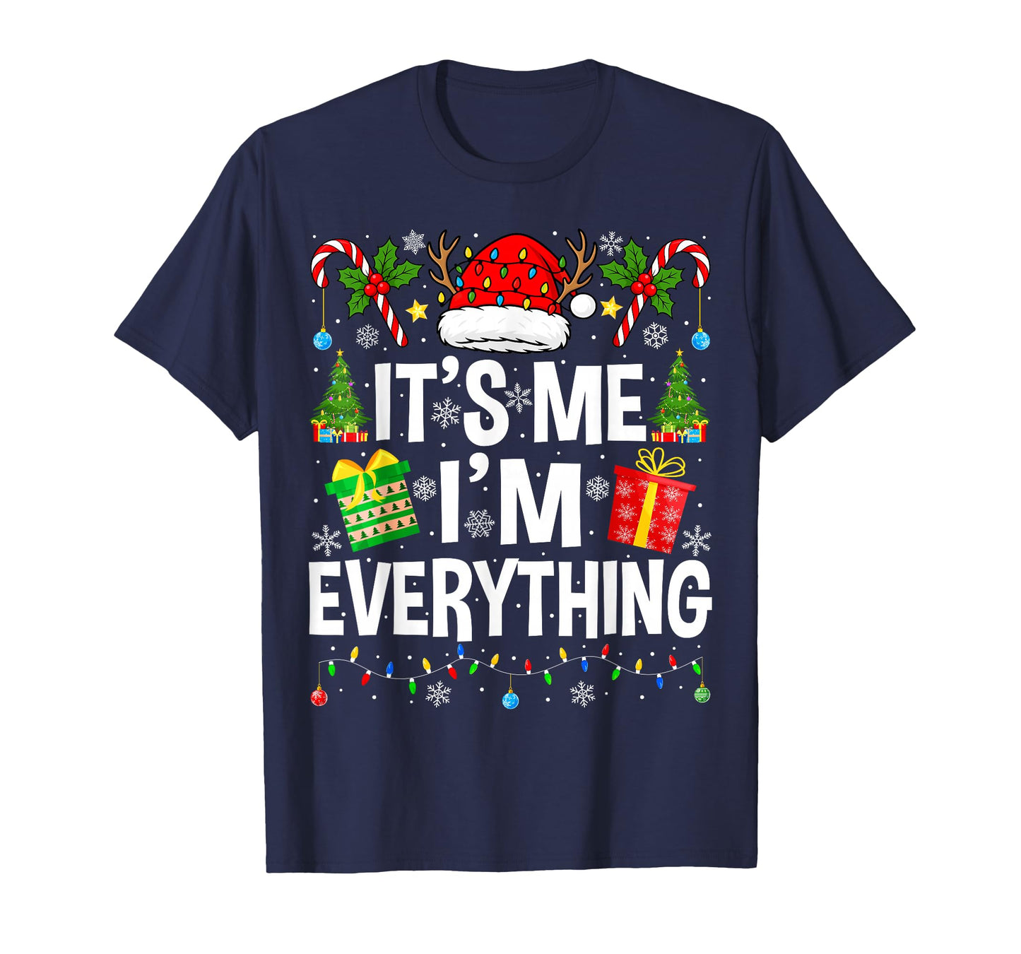I Have Everything I Need Couples Pajamas Christmas Couple T-Shirt