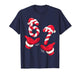 67 Meme Six Seven Candy Cane Christmas Boys Girls Kids T-Shirt
