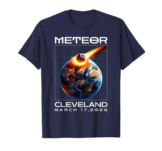 Cleveland, March 17, 2026 for Meteor Lovers Astronomical T-Shirt