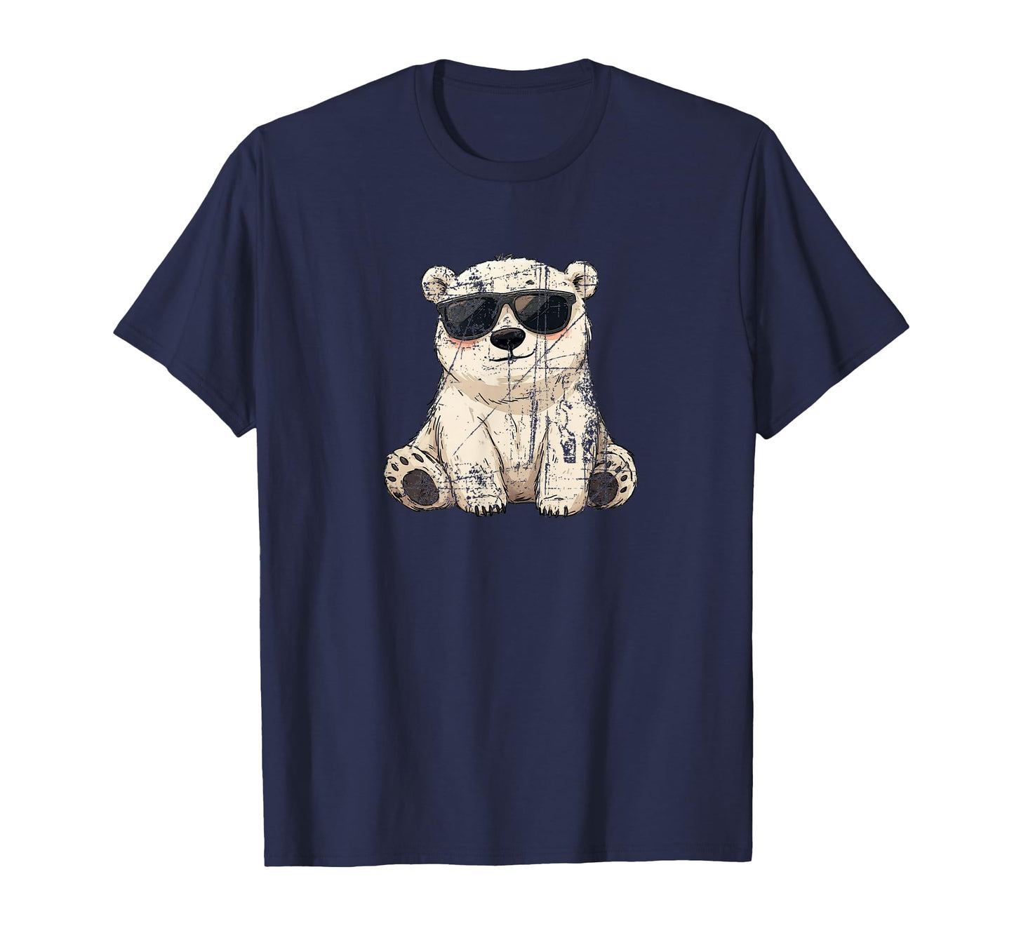 Polar Bear Cool Panda Sunglasses T-Shirt