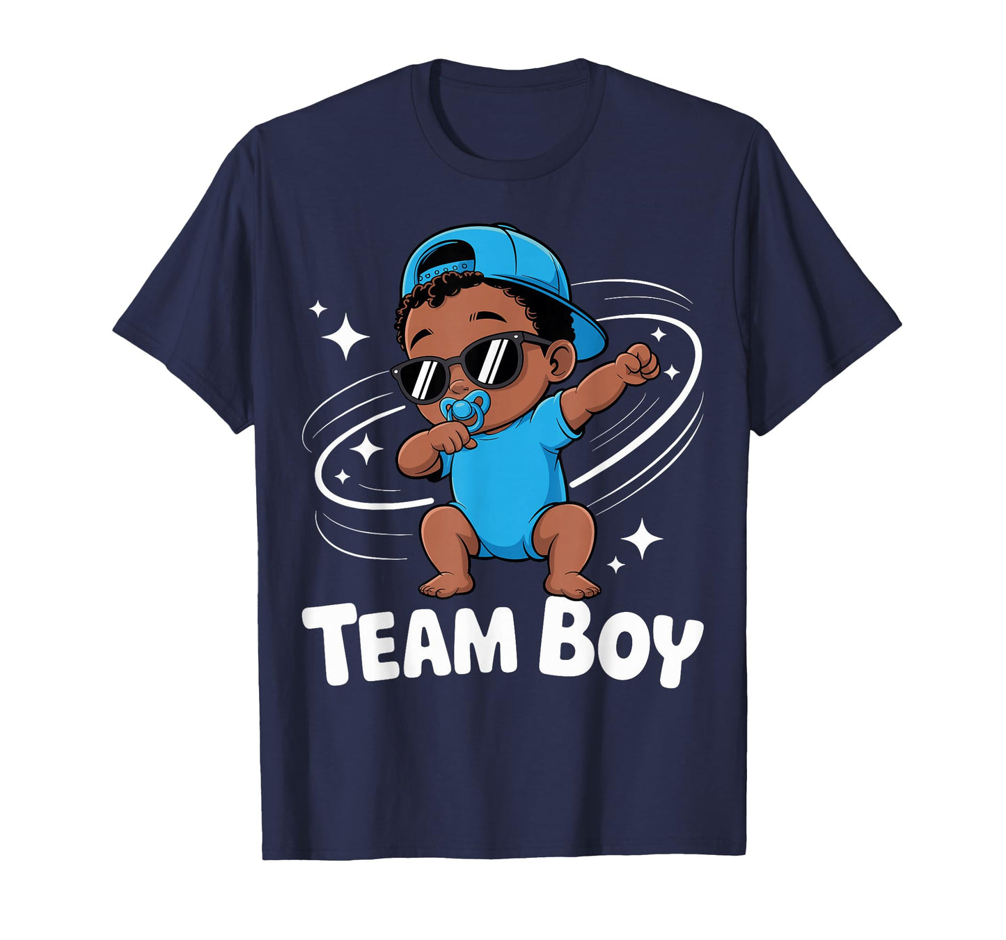 Team Boy Baby Announcement Gender Reveal Family Party T-Shirt