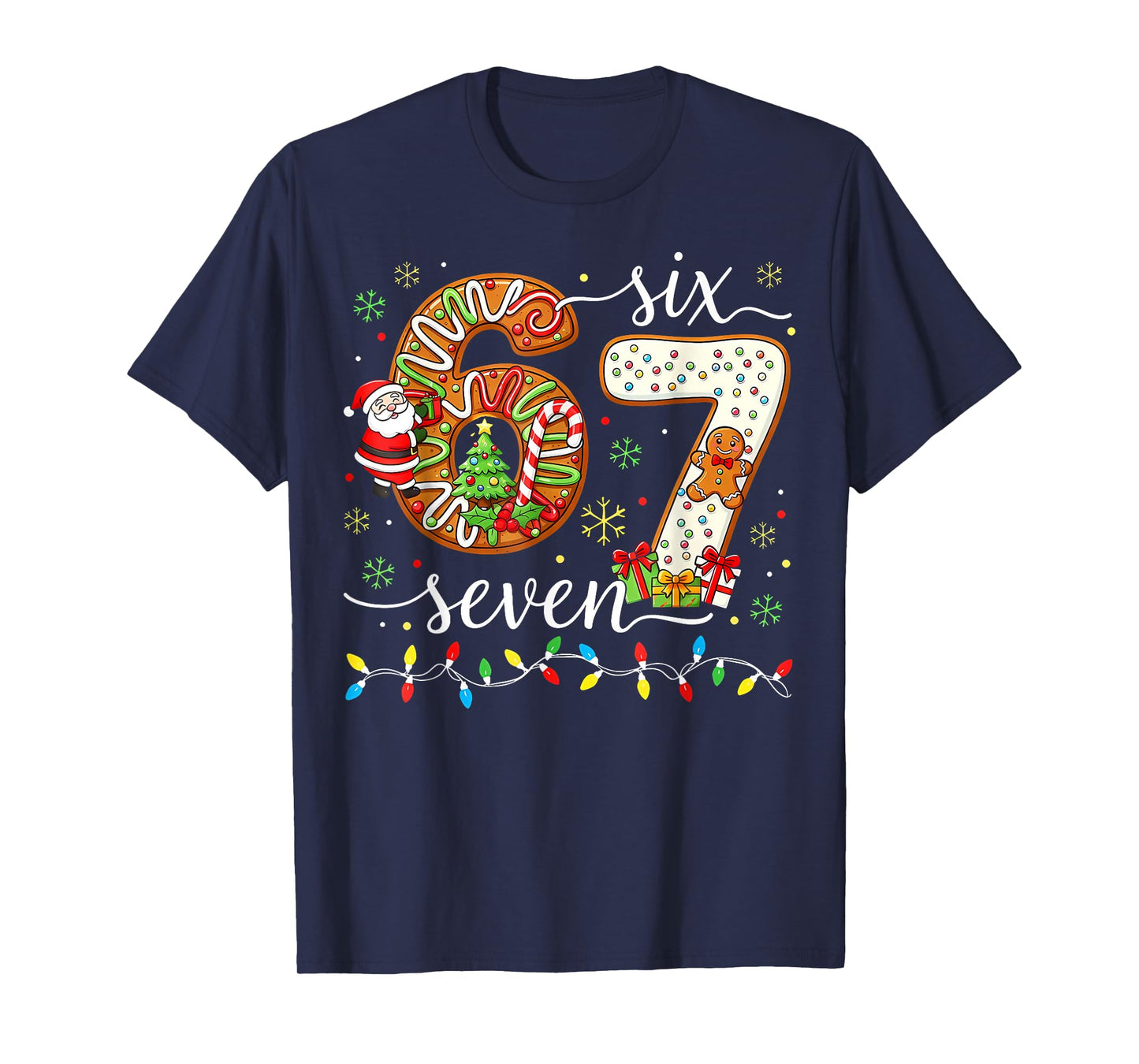 67 Meme Six Seven for Kids Women Men Boys Girls Christmas T-Shirt
