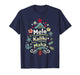 Mele Kalikimaka Hawaii Hawaiian Christmas Men Women Kids T-Shirt