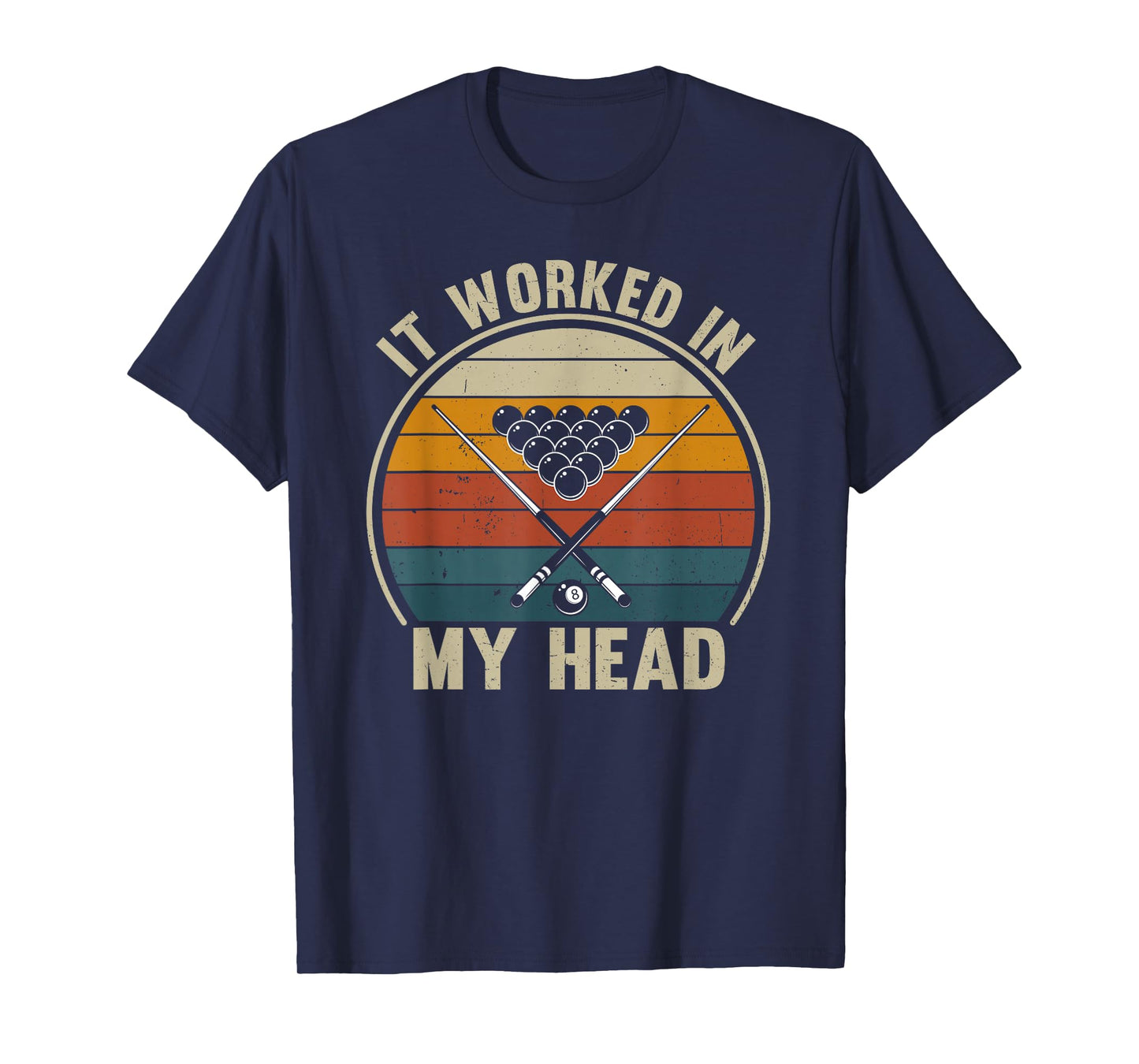 Funny Billiard Lover, Billiards Player Vintage Snooker T-Shirt