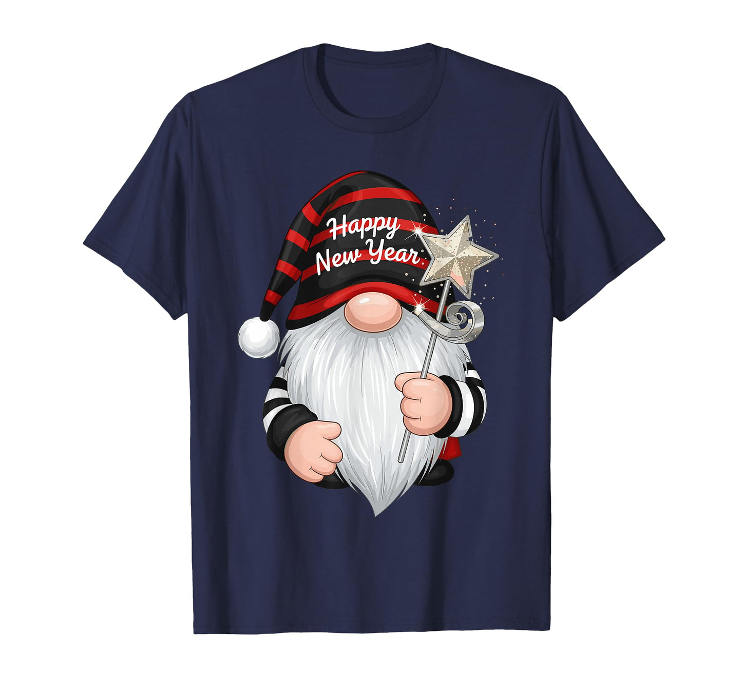 Fun NYE Gnome Shirts for Women, Happy New Year 2026 Party T-Shirt