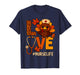 Love Nurse Life Thanksgiving Turkey Fall Scrubs Stethoscope T-Shirt