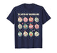 12 Days of Skincare Esthetician Christmas Dermatology T-Shirt