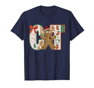 Gingerbread CT Technologist CAT Scan Tech Radiology Xmas T-Shirt