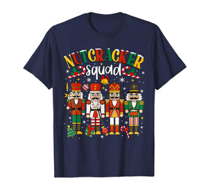 Christmas Nutcracker Squad Ballet Dance Women Kid Girls Xmas T-Shirt