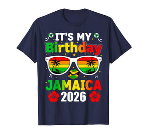Jamaica Vacation 2026 Birthday Squad Family Trip Crew T-Shirt