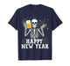 Happy New Year 2026 Skeleton Drinking Beer New Years Eve Men T-Shirt