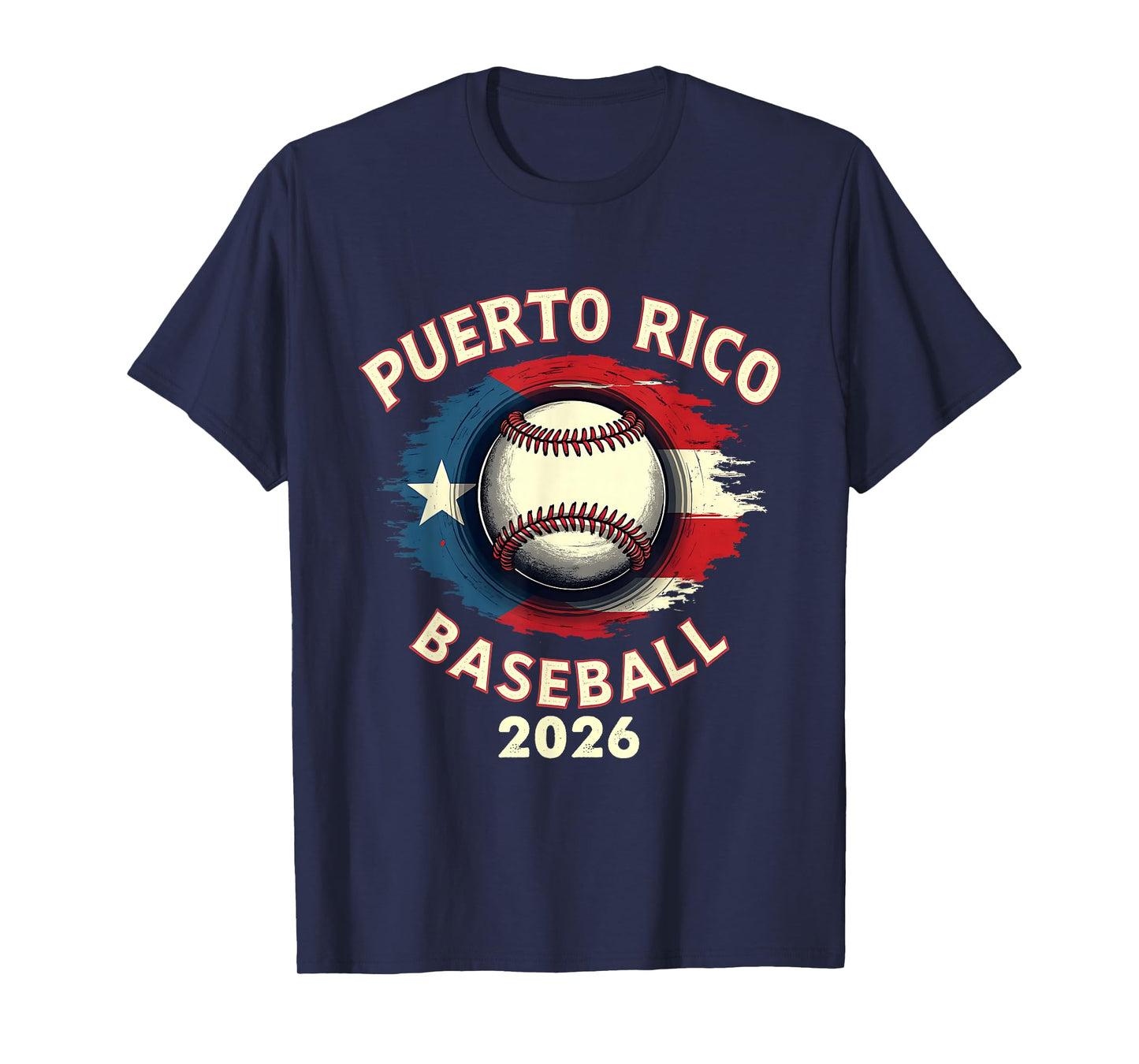 Baseball 2026 Puerto Rico Island Pride Sports Theme T-Shirt