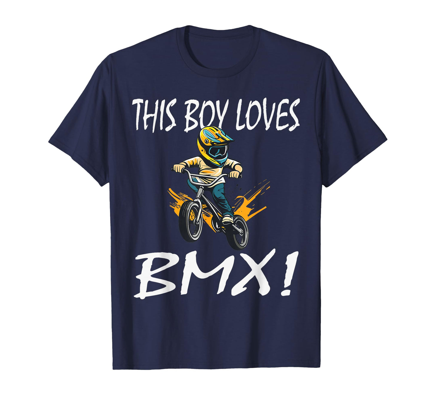This boy Loves BMX, Kids BMX T-Shirt
