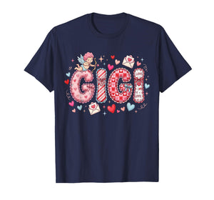Mama Gifts Mother Love Granny Hearts Gigi Valentine Grandma T-Shirt