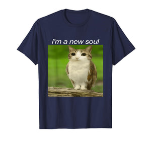 Funny Meowl Cat Owl Brainrot Cursed Internet Silly Meme T-Shirt