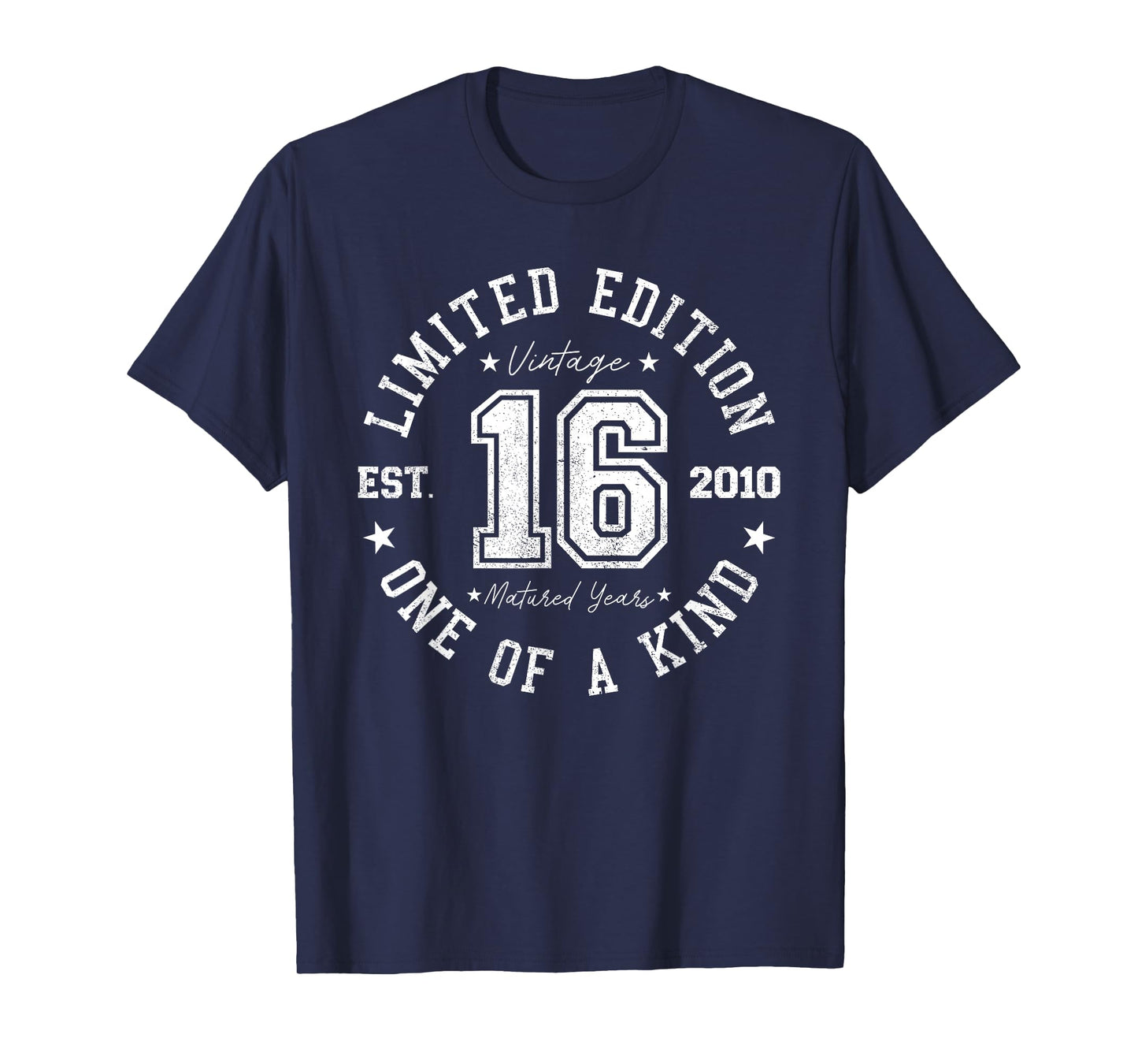 Vintage 2010 Limited Edition 16th Birthday 16 Years Old T-Shirt