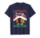 Chestnuts Roasting On an Open Fire Xmas Santa Dirty Adult T-Shirt