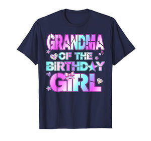 Grandma The Birthday Girl Kpop Family Birthday Party Girls T-Shirt
