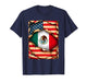 American Mexican Roots USA Flag Mexico America T-Shirt