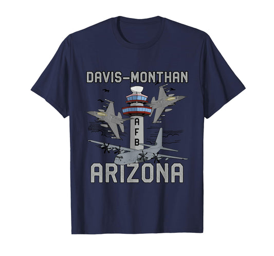 Davis Monthan AFB Arizona Air Force Base Veteran Vintage T-Shirt