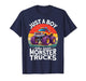 Just A Boy Who Loves Monster Trucks Funny Kids Boys T-Shirt