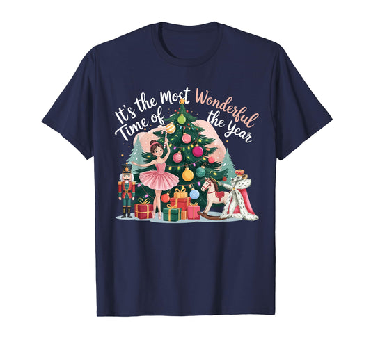 Let's Get This Party Crackin' Nutcracker Pink Christmas Xmas T-Shirt