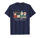 Meowy Christmas Cute Cats with Santa Claus Hat Xmas Cat T-Shirt
