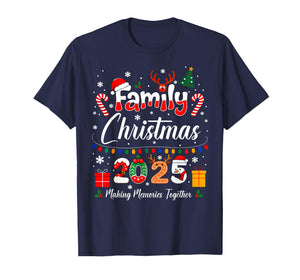 Family Christmas 2025 Matching Outfit Xmas Squad Santa T-Shirt