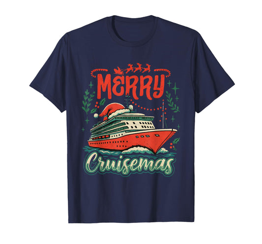 Funny Merry Cruisemas Holiday Cruise Vacation T-Shirt