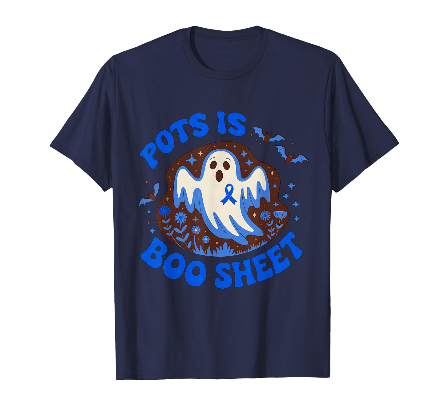 Postural orthostatic tachycardia Syndrome Boo Sheet Ghost T-Shirt