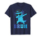 Bruh Dabbing Axolotl Funny Mens Kids Boys Teens Axolotls T-Shirt