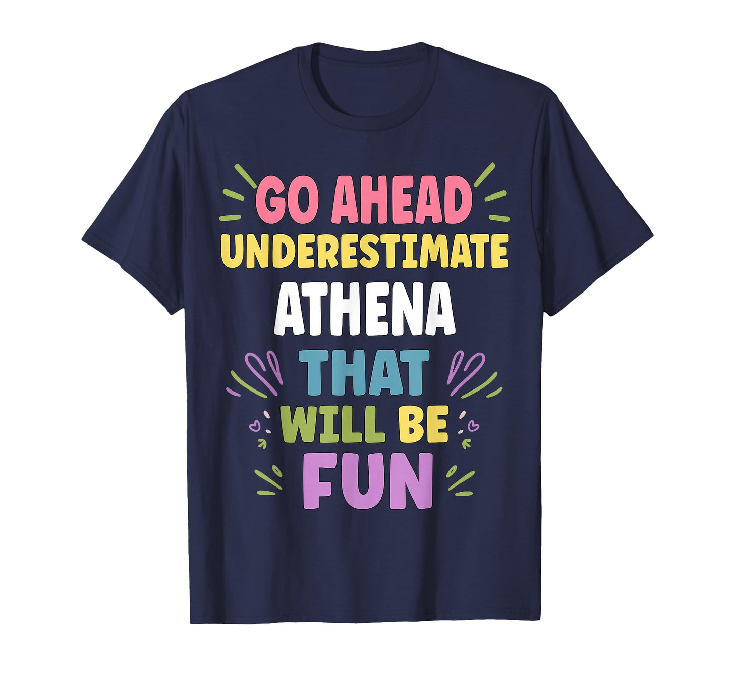 Athena Personalized Women's Gift Custom Athena T-Shirt