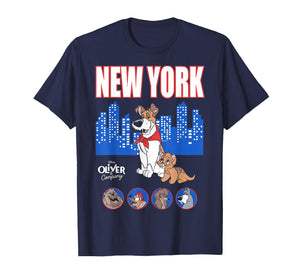 Disney Oliver & Company New York City Retro Skyline T-Shirt